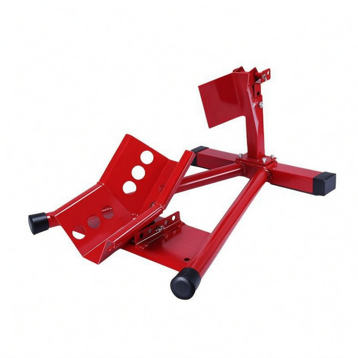 Motorcycle Front Wheel Stand Welded Frame Motorcycle Wheel Chock Metal Vehicle Storage for Workshop