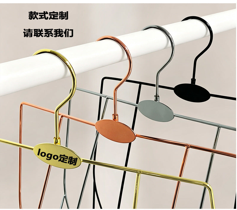 Metal Swimsuit Hanger for Retail Display, Rust-Resistant, Custom Logo Available