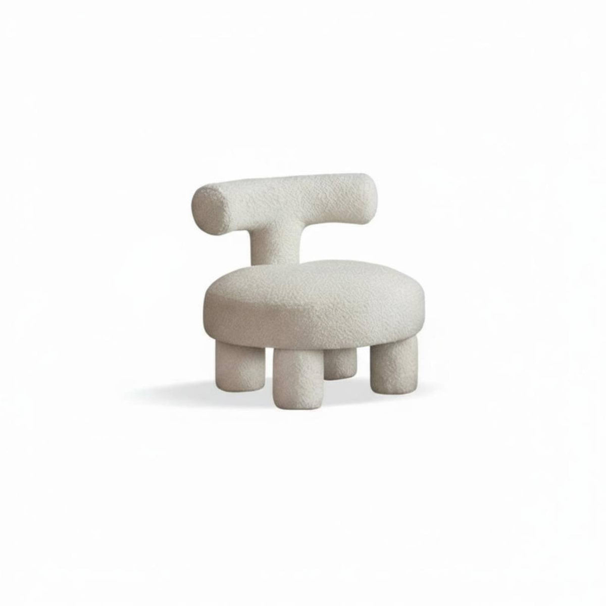 Plush Lamb Chair plush Texture children's Furniture Lightweight and Portable