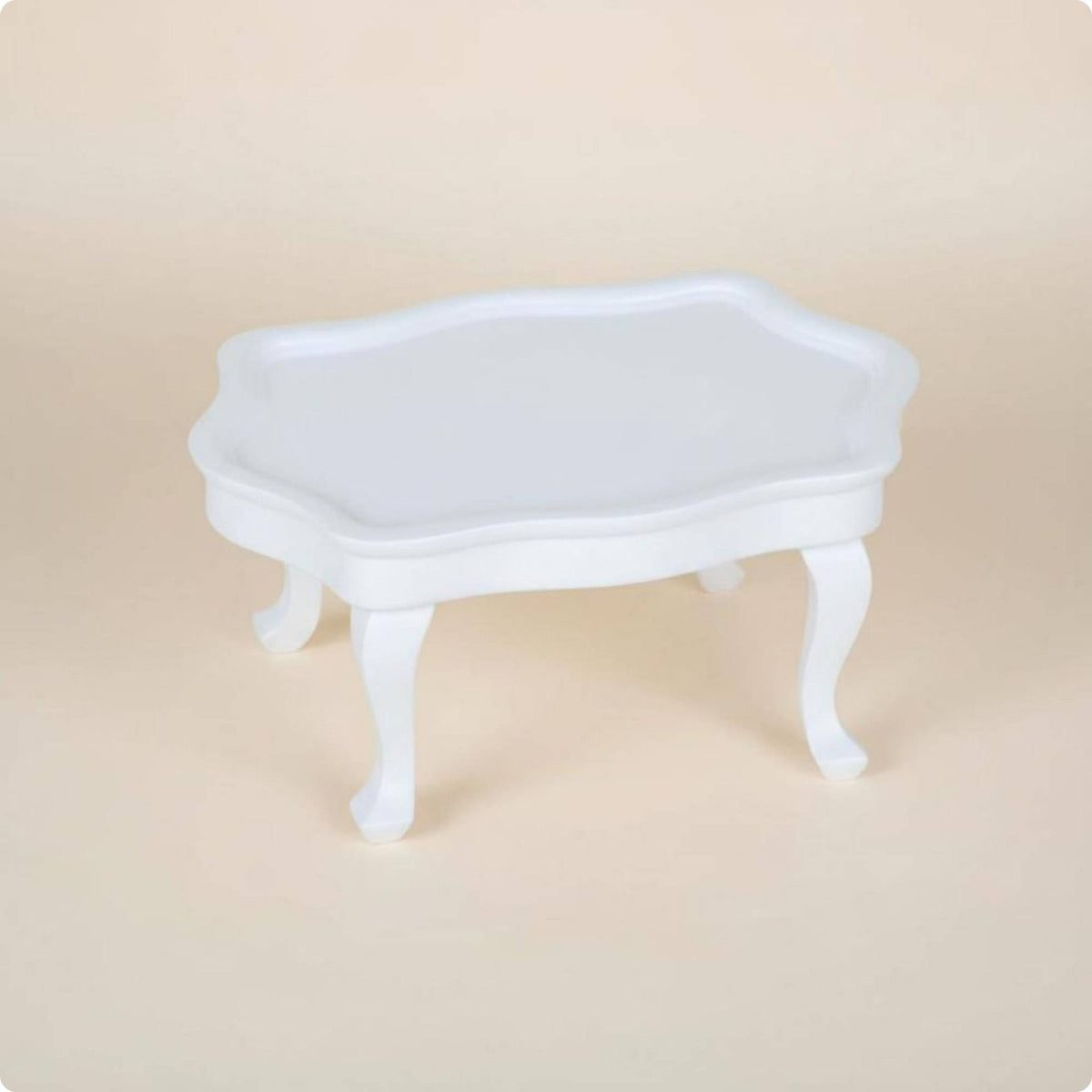 Mini Table Wooden Mini Coffee Table Smooth Surface Miniature Furniture for Photo Photography