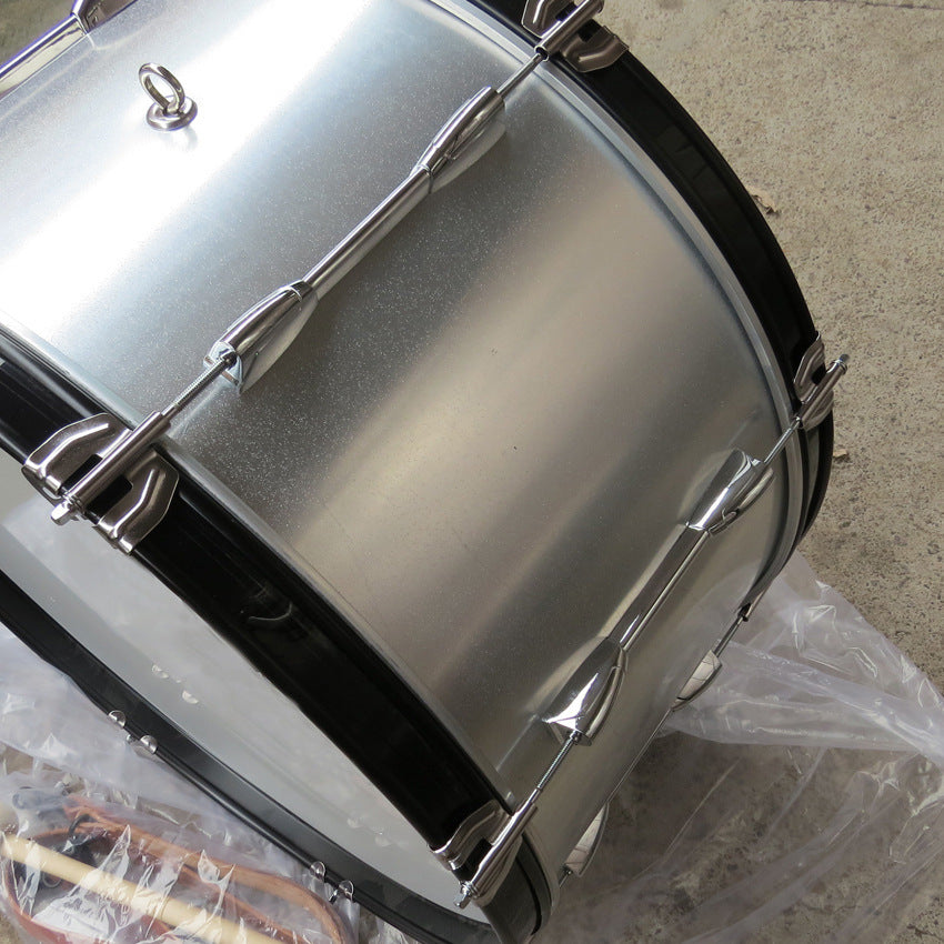24-inch JBMB2512B Bass Drum Western Percussion Instrument with Strap, Bag, Drumsticks, and Tuning Wrench