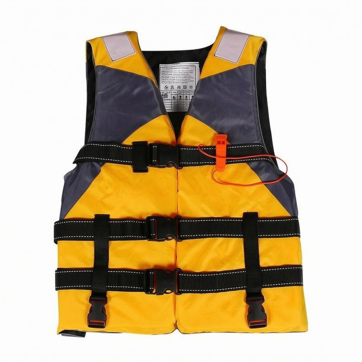 Oxford Textile Life Jacket Sleeveless Personal Flotation Device V-Neck