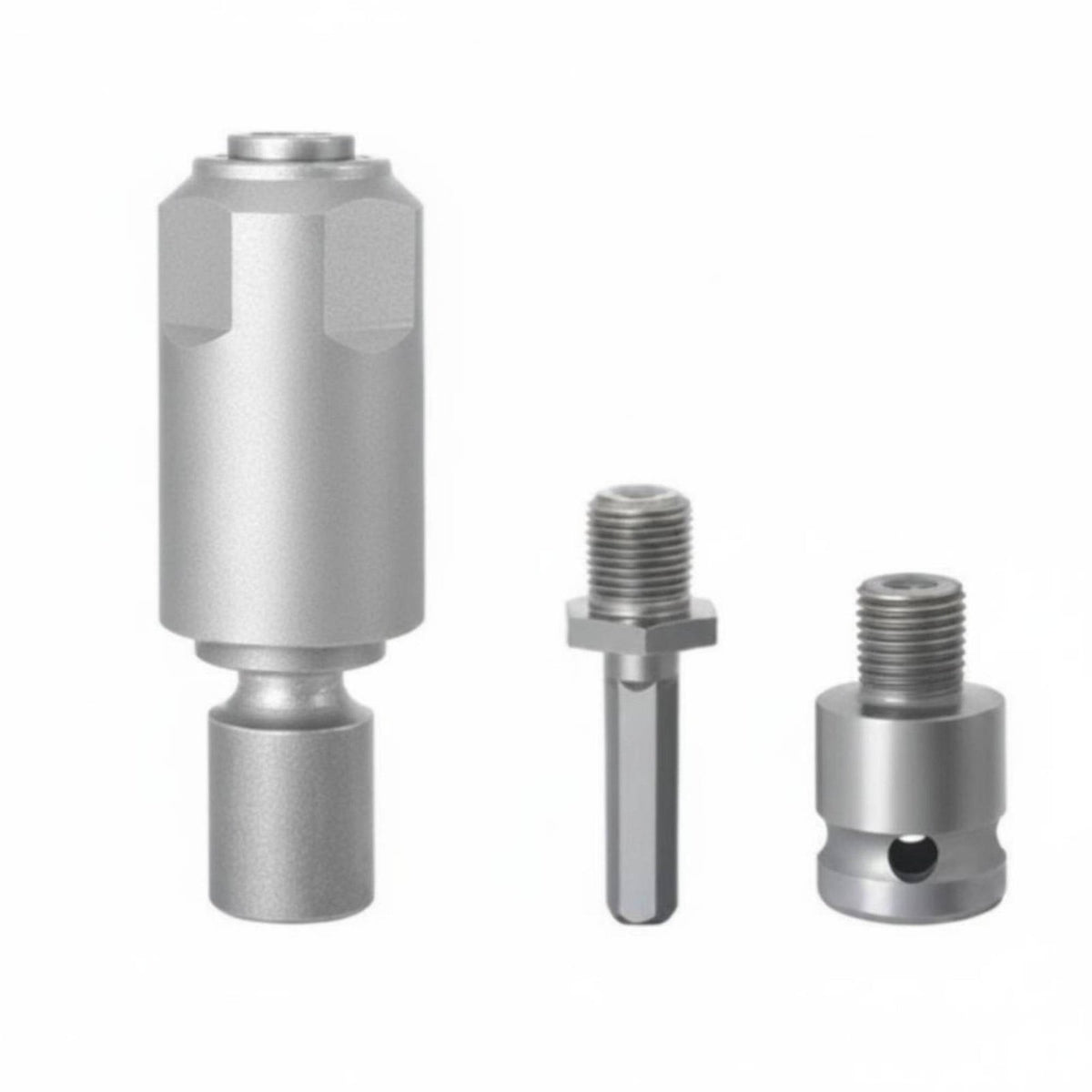 Multi-Purpose Percussive Wrench to Hammer Drill Adapter Wear Resistant Square Drive to SDS Shank Adapter Industrial Grade Power Tool Accessory for Home Renovation
