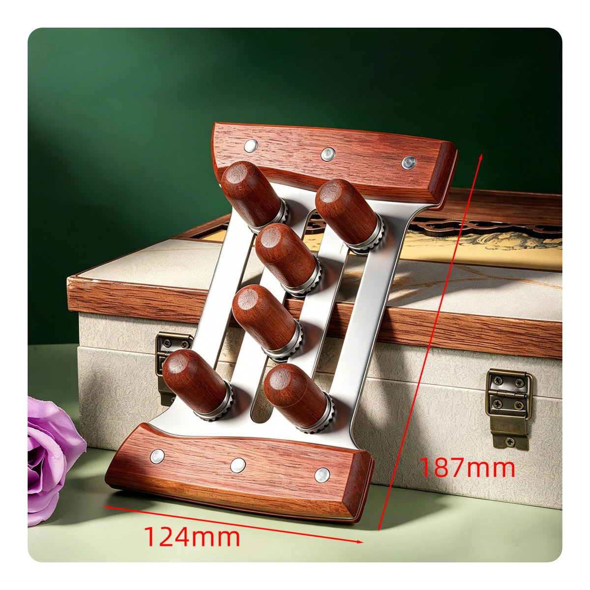 Wooden Foot Roller Easy to Use Physical Wellness Pain Relief