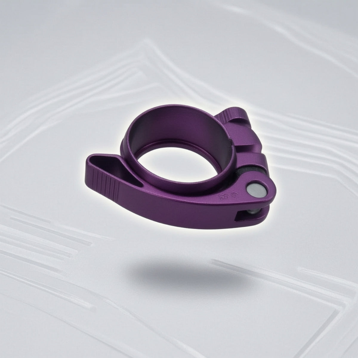 Quick Release Seatpost Clamp 41mm Seatpost Clamp with Quick Release Lever Lightweight Seat Tube Clip for Commuters