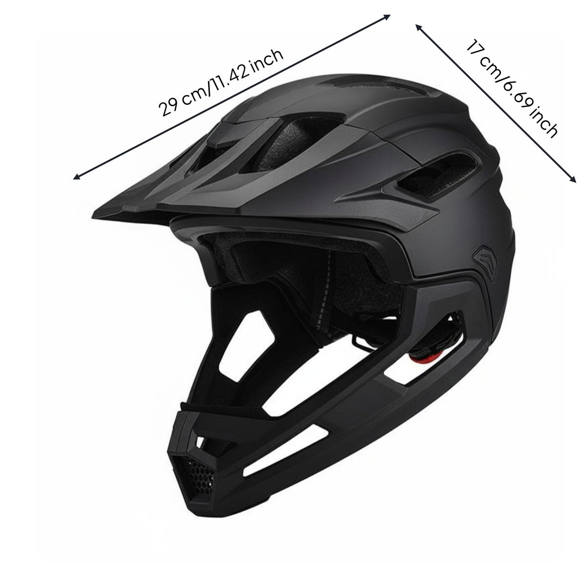Full Face Mountain Bike Helmet Ventilation Fullface Mountain Bike Helmet Vented Design for Adults
