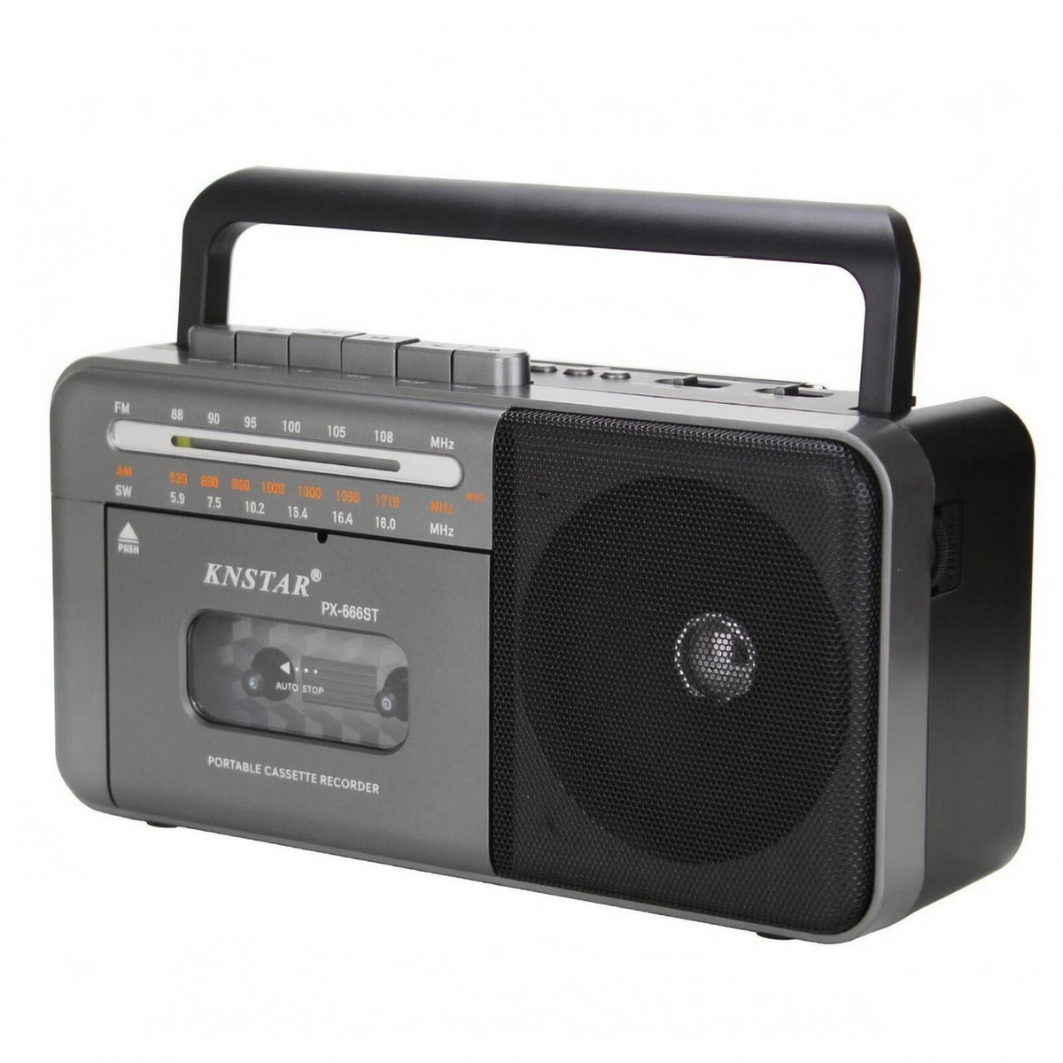Built-in Handle Radio Cassette Recorder Tabletop Portable Cassette Recorder 220V
