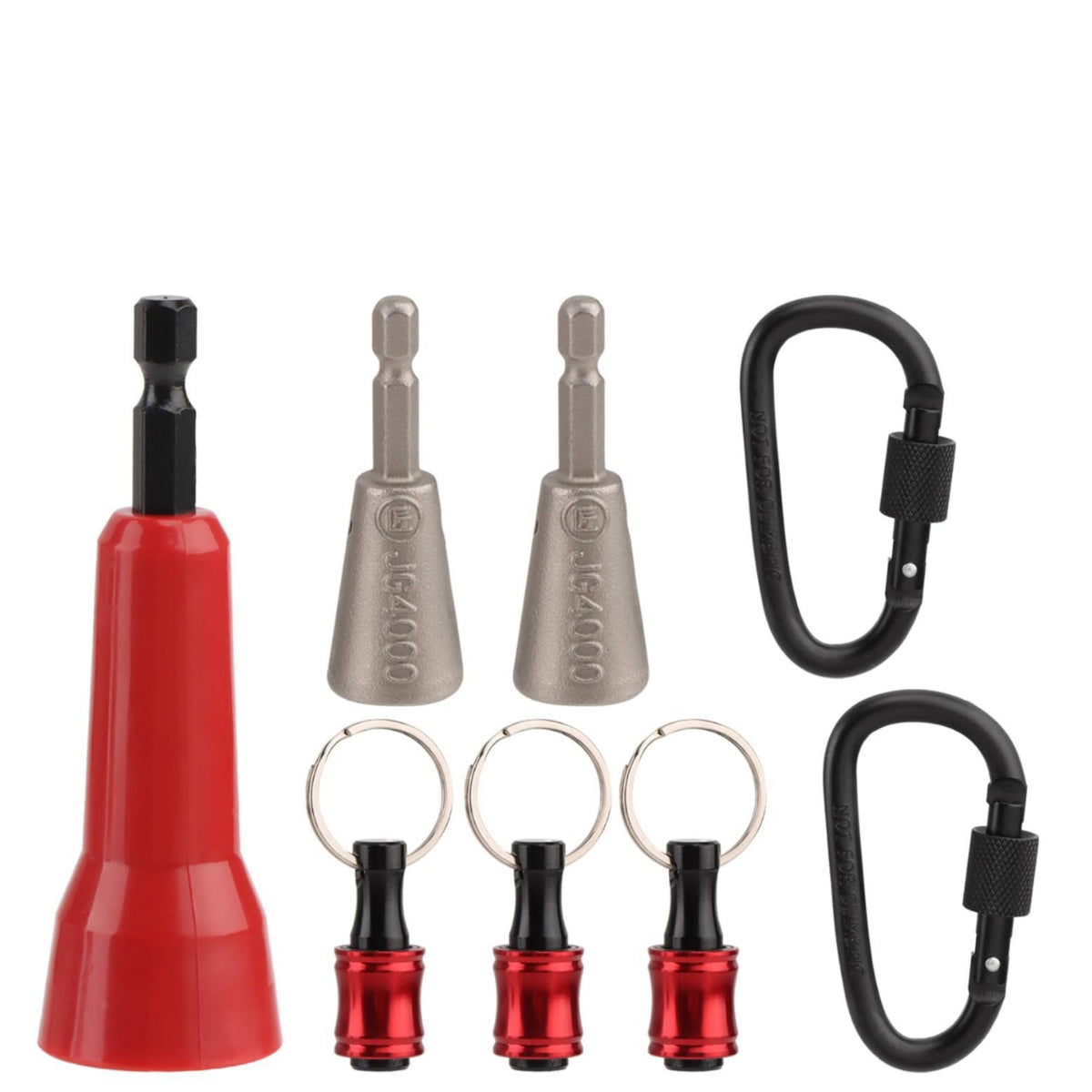 8 Pieces Drill-Powered Wire Twisting Tool Set Efficient Wire Twisting Spinner Labor-Saving Attachment Compact for DIYers, Home Improvement, Workshop