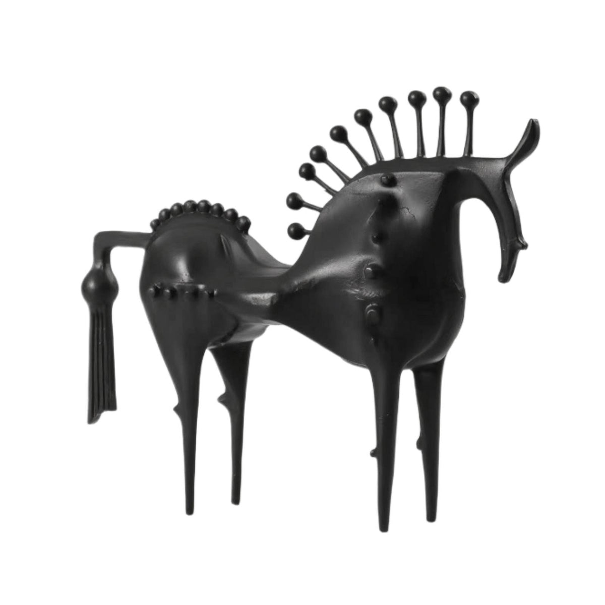 Horse Figurine Abstract Horse Statue Modern Decor for Art Lovers, Homeowners, Entryway