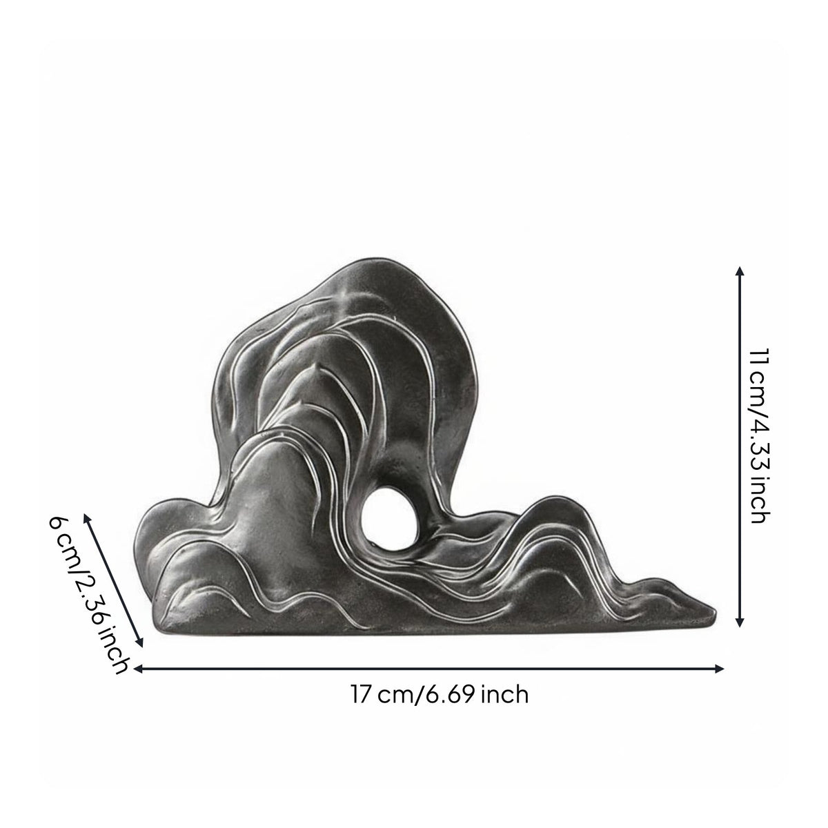 Auspicious Feline Fountain Opening Gift Table Ornament Feng Shui for Stor-E