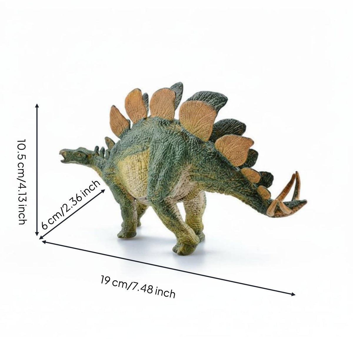 Prehistoric Period Animal Toy Thorned Dinosaur Toy Screen Fun Realistic Dinosaur Figurine for Collectors, Kids, Desk Decoration, Cake Topper
