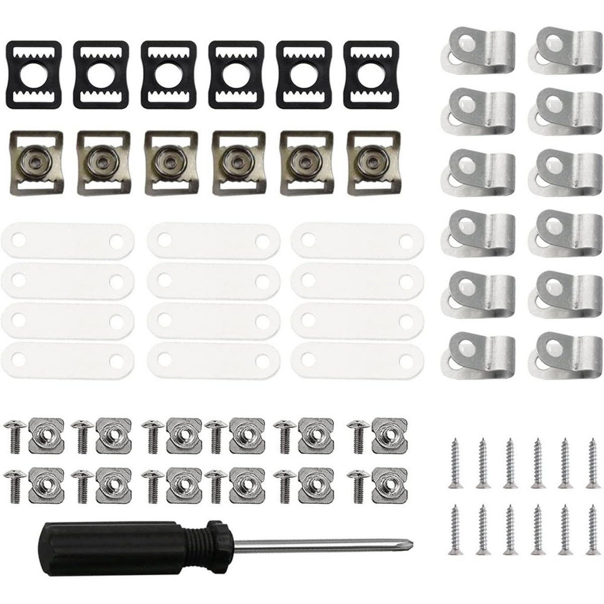 Anti-Rust Helmet Repair Kit with Screwdriver Long-Lasting Helmet Hardware Kit Portable Maintenance Tools Universal for Equipment Managers