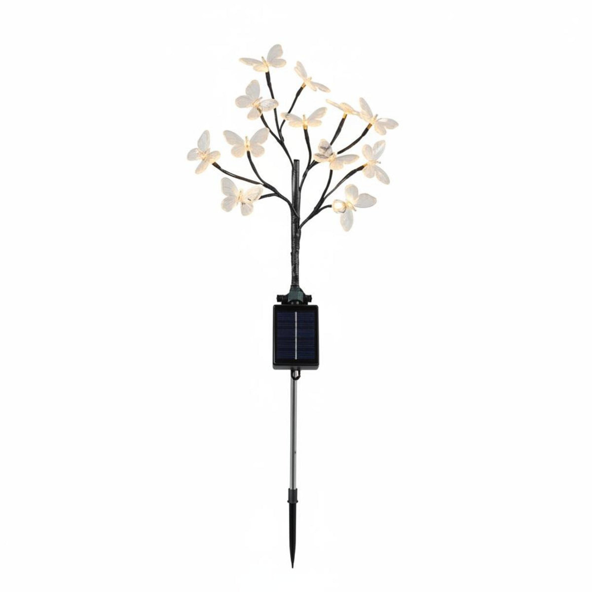 LED Moth Branch Light Waterproof Lawn Lamp Weather Resistant for Pathway
