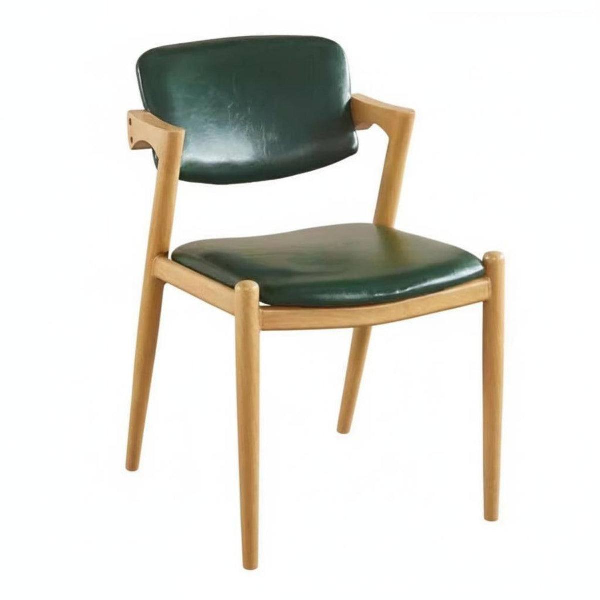 Restaurant Dining Chair Multifunctional Upholstered Dining Chair Wooden Frame Armchair Comfortable Padding Household Furniture