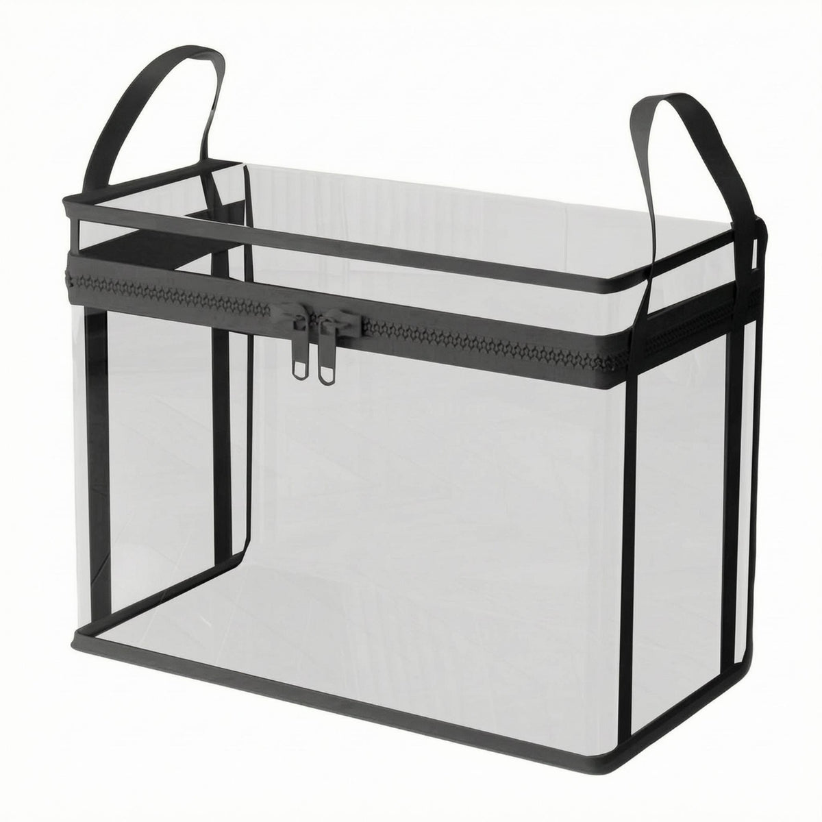 Soft Toy Storage Bin Carry Handles Clear Storage Bin Large-Capacity