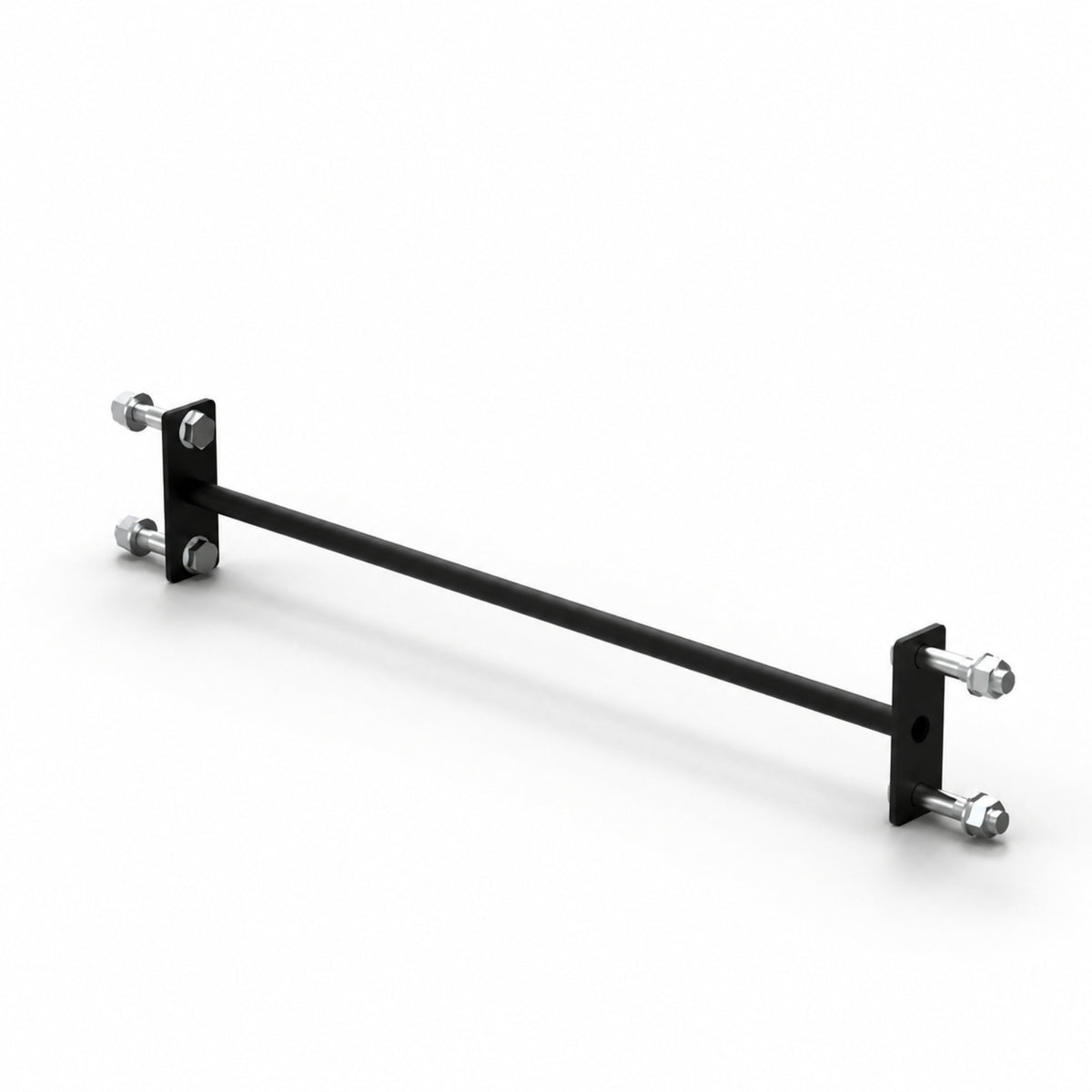 Steel Rack Crossbar Bolt-on Hardware Rigid for DIY Builders, Squat Racks, Home Gyms