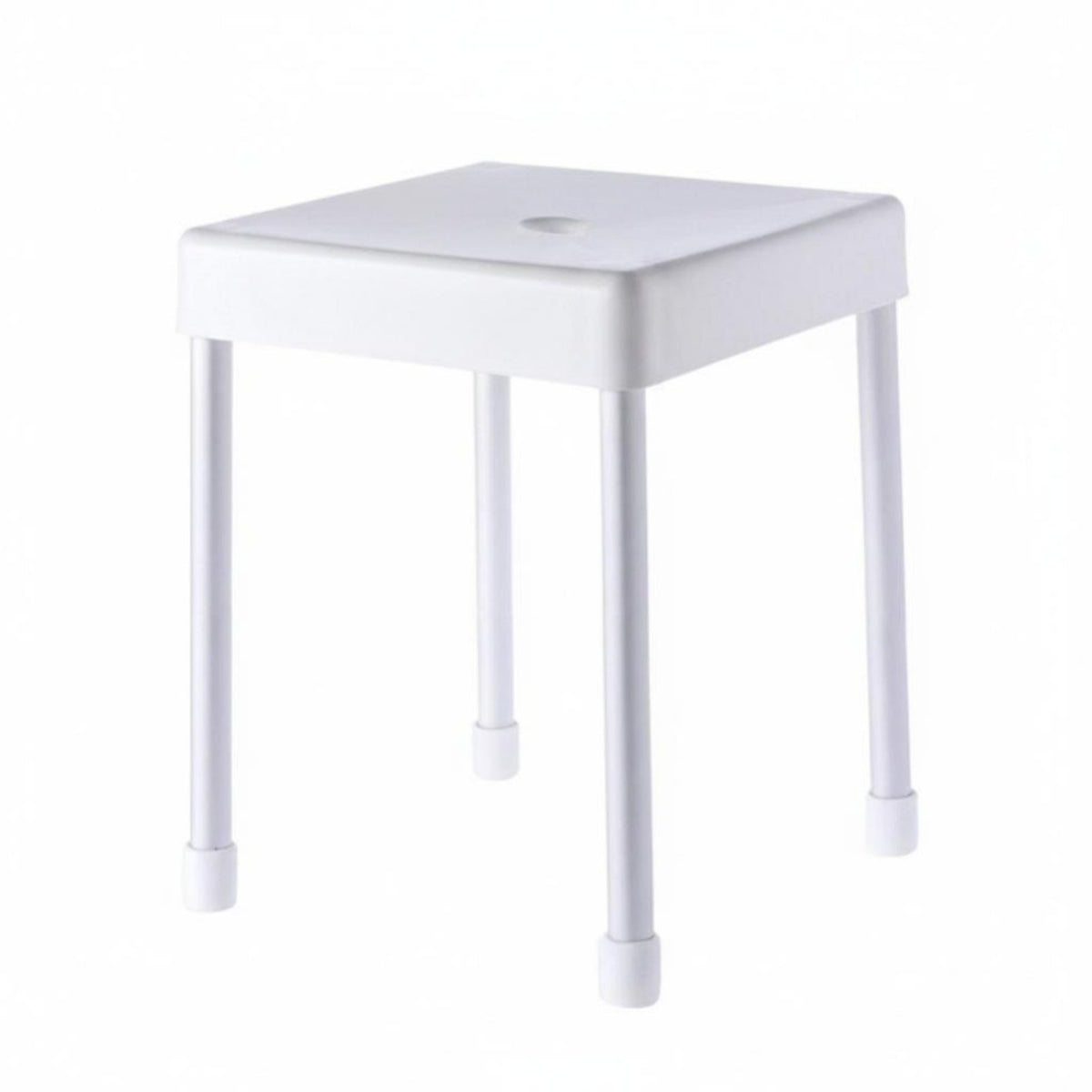 Square Top Bath Stool Non-Slip Shower Chair Strong Load-Bearing for Bathtub