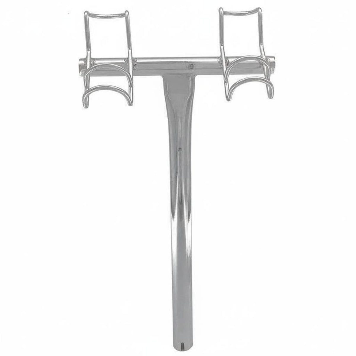 Stainless Steel Fishing Rod Holder 2-in-1 Design Fishing Rod Holder Boat Mount Pole Rack Boating Accessory