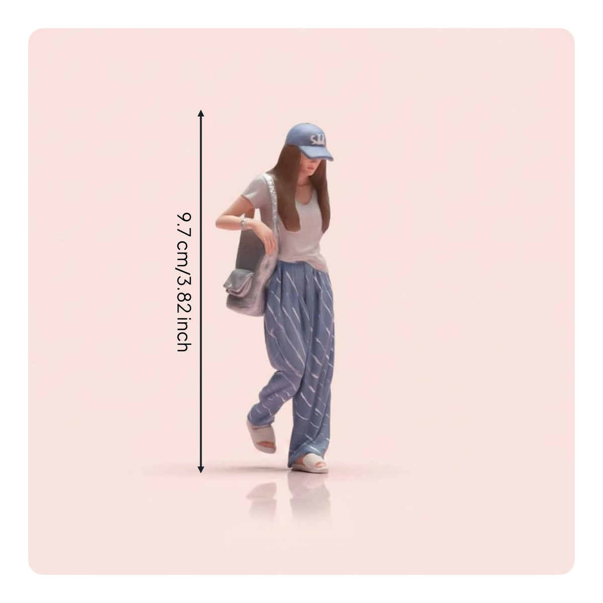 Fashion Girl Figurine Detailed Outfit Girl Figure Cute for Collectors