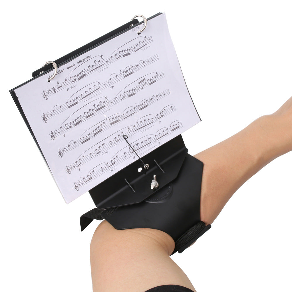 Flute Lyre Black Music Stand for Brass Instruments