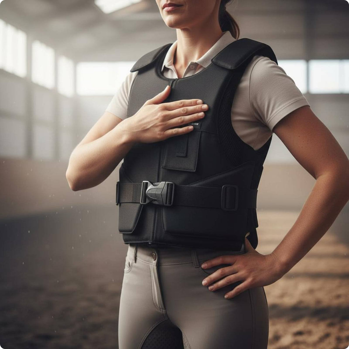 Padded Riding Protector Thickened Horse Riding Protector Shielded Padding Sports Gear for People