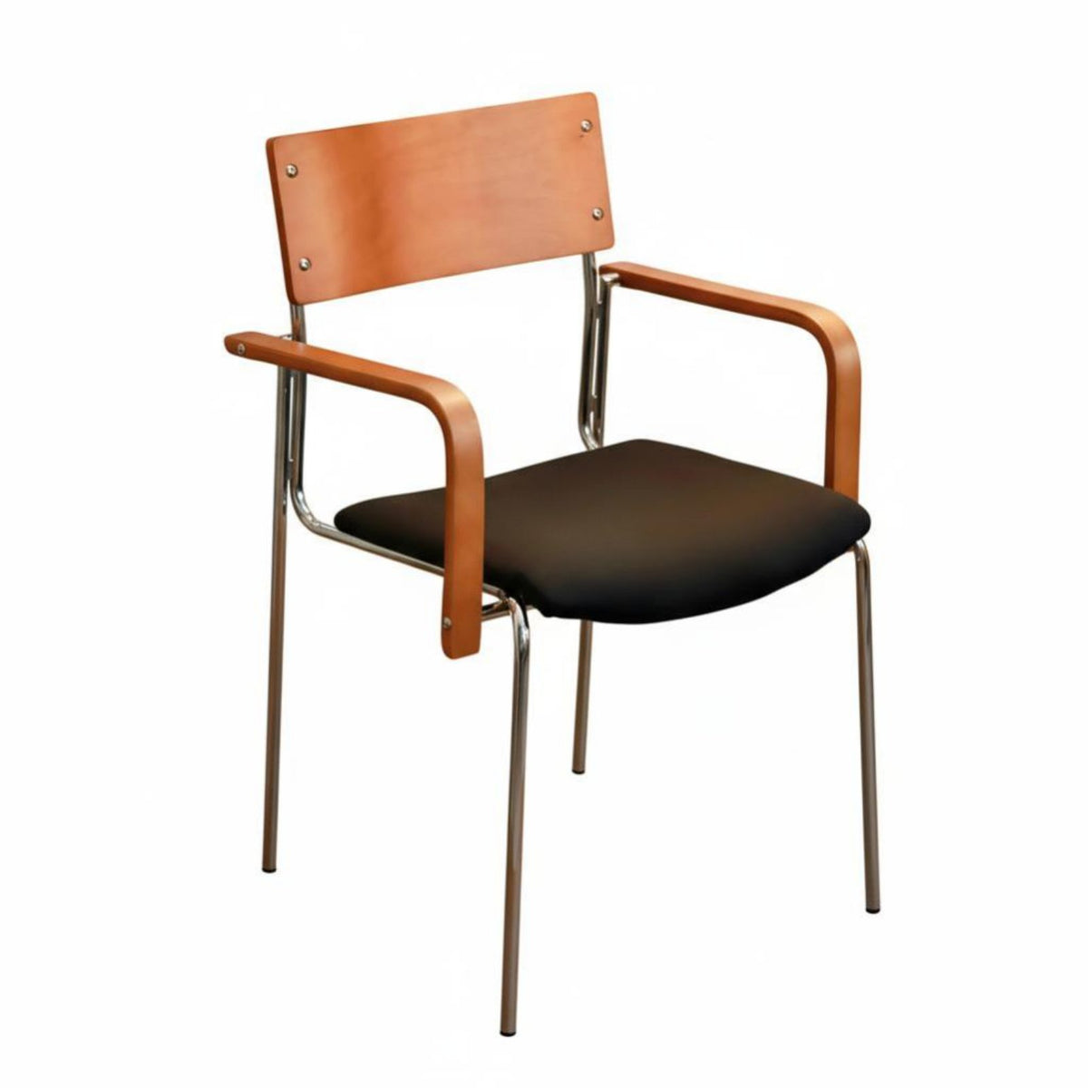 Modern Design Metal Frame Armchair Versatile Use Dining Chair Ergonomic Design Household Furniture Easy Assembly for Apartment Dwellers, Adults, Homeowners, Living Room, Home Office, Bedroom, Reading Nook