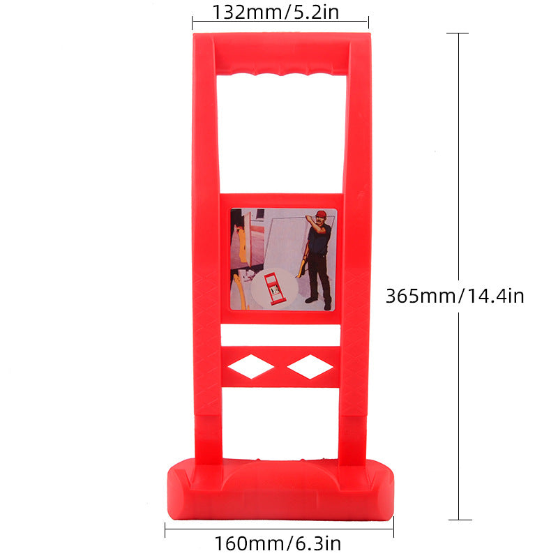 Red / Solid Handle