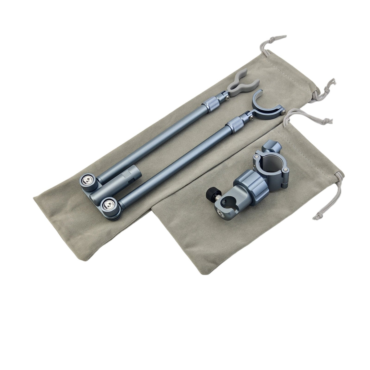 Ultralight Raft Fishing Rod Holder Multifunction Aluminum Fishing Rod Bracket Long Cast Stable for Lure Anglers