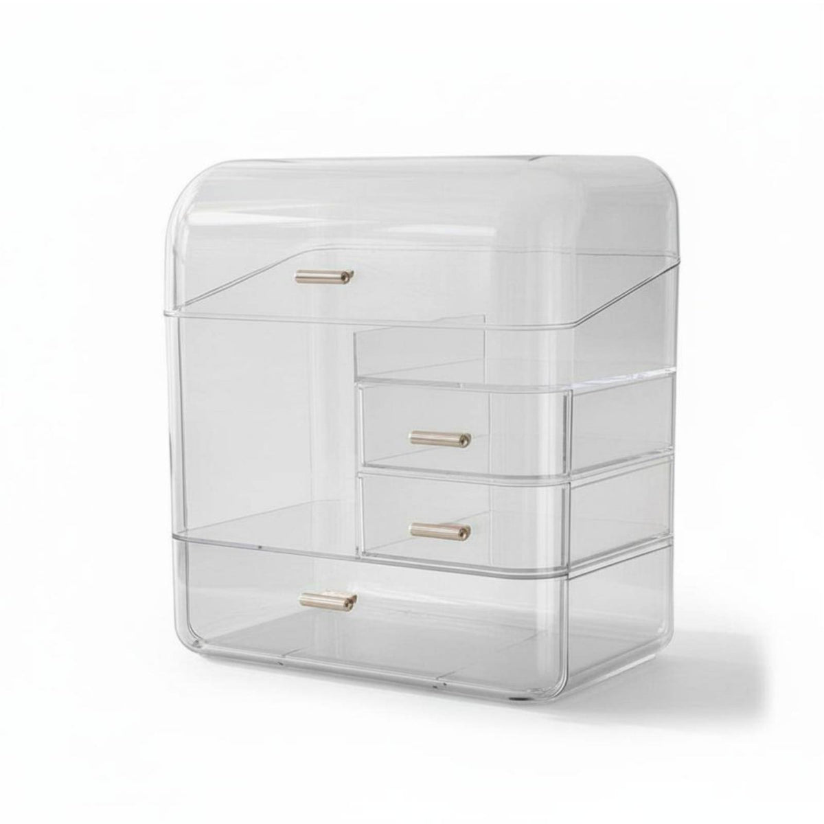 Stackable Cosmetic Drawer Box Multi-Compartment Compartmentalized Storage Box