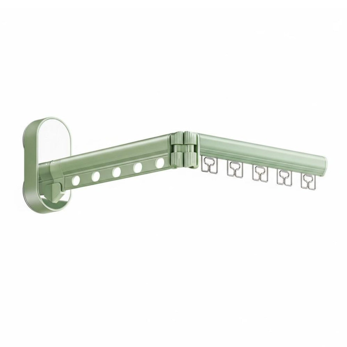 foldable Suction Bar Foldable Design Drying Rack Space-Saving for Students