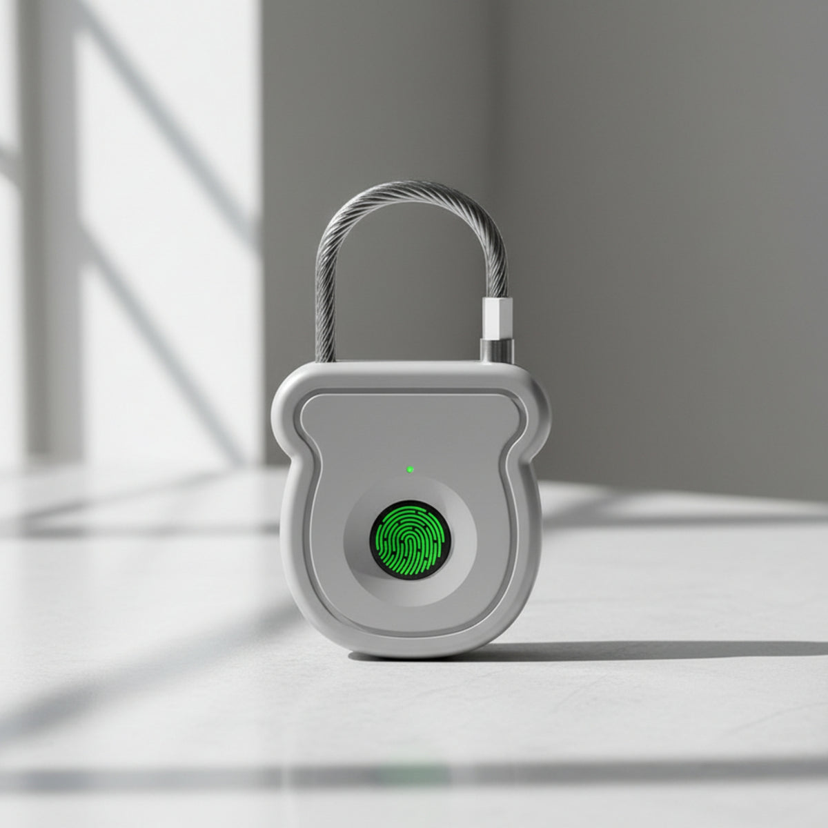 Biometric Padlock Keyless Biometric Padlock Small Lock for Commuters, Students, Gym Lockers, Travel Bags, School Dorms