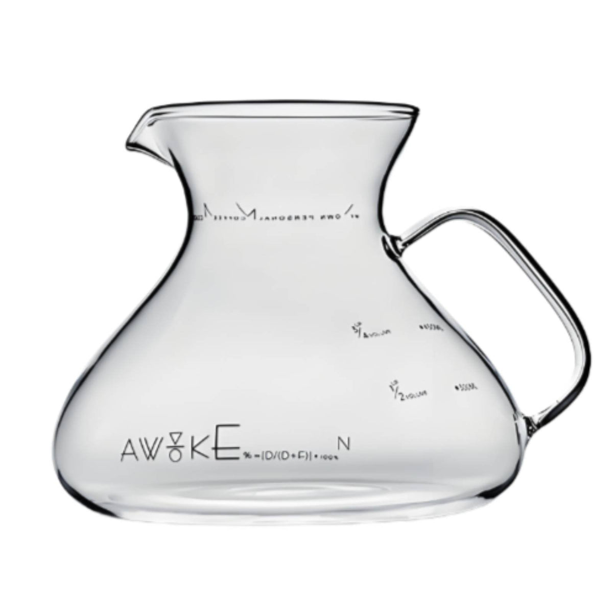 Glass Flower Tea Pot, Coffee Sharing Pot, Scale, Hand Brew Kettle