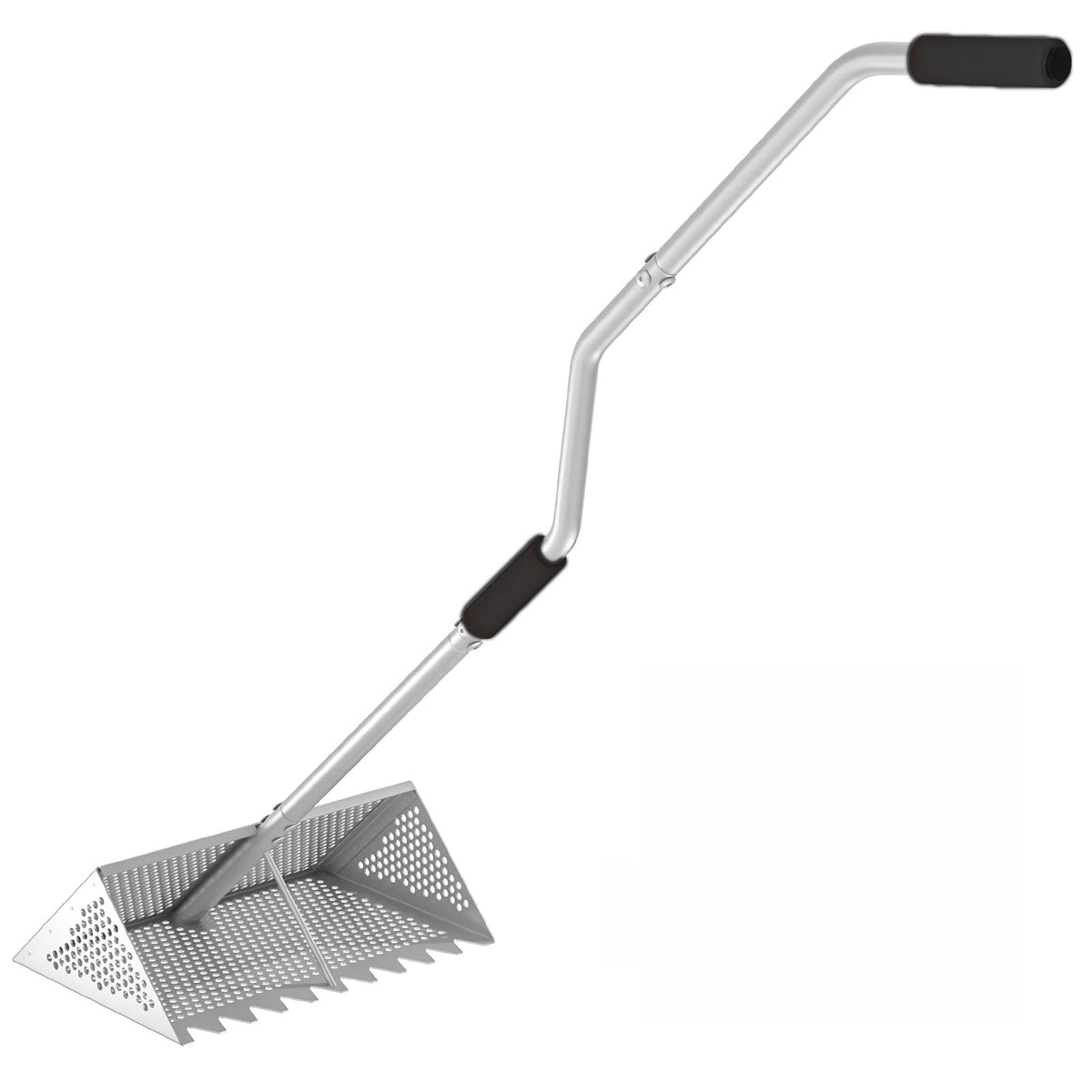 Cross-border New Stainless Steel Sand Sieve Foldable Beach Shark Tooth Sieve, Sand Crab Catcher