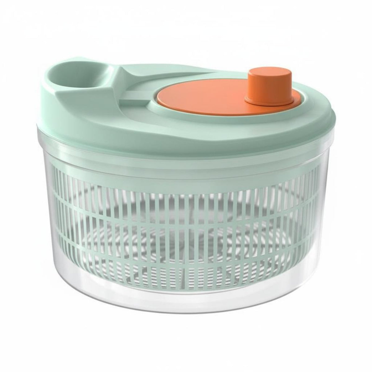High-Speed Centrifugal Drying Manual Salad Drier Quick Dry Manual Vegetable Dehydrator Easy to Use
