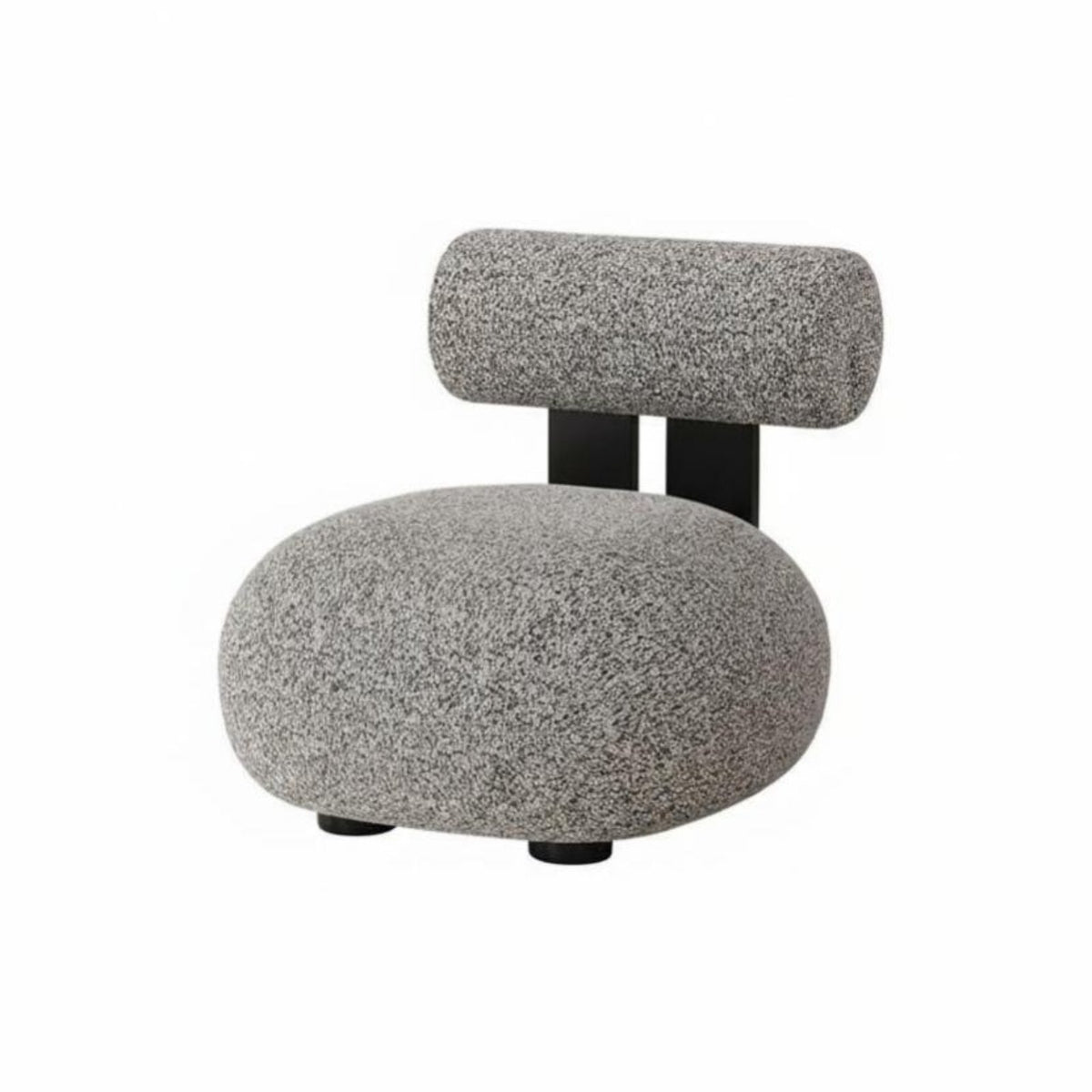 Hippo-Inspired Chair French Design Indoor Furniture Comfortable Designer Piece for Adults, Readers, Bedroom, Study