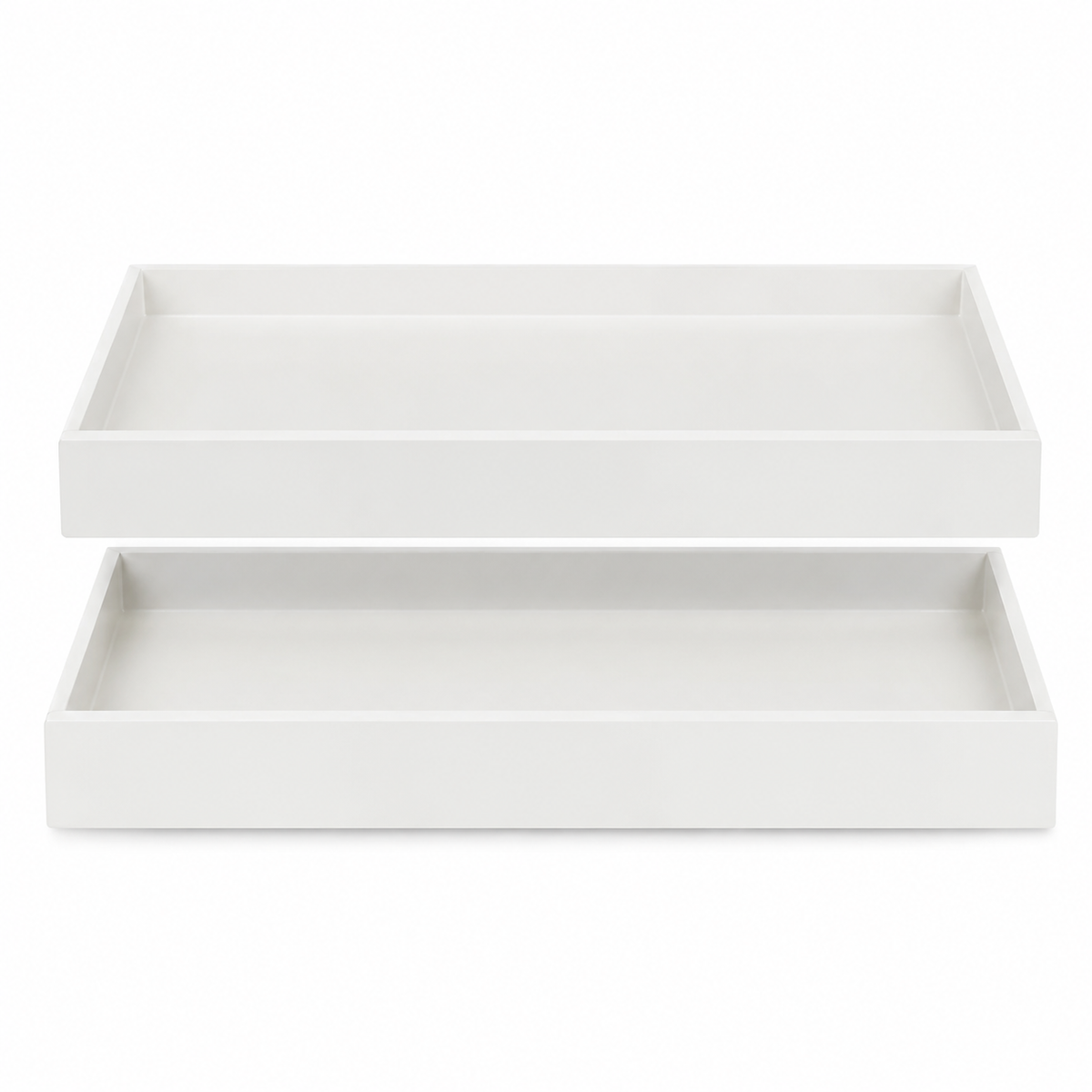 Pull-out kitchen organizer, metal, white, drill-free