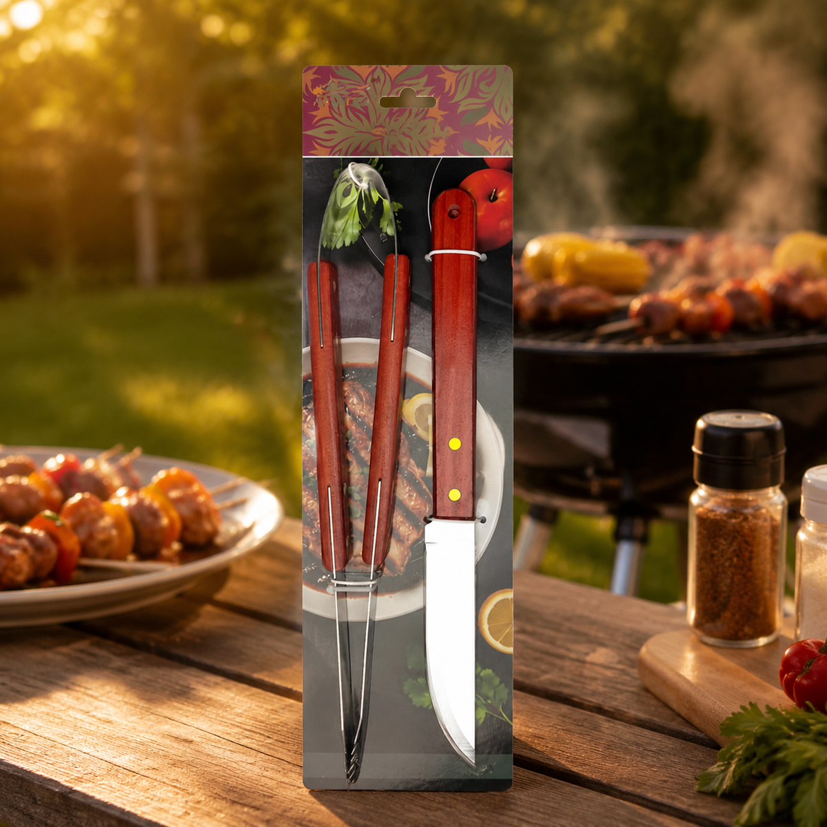 BBQ tool set