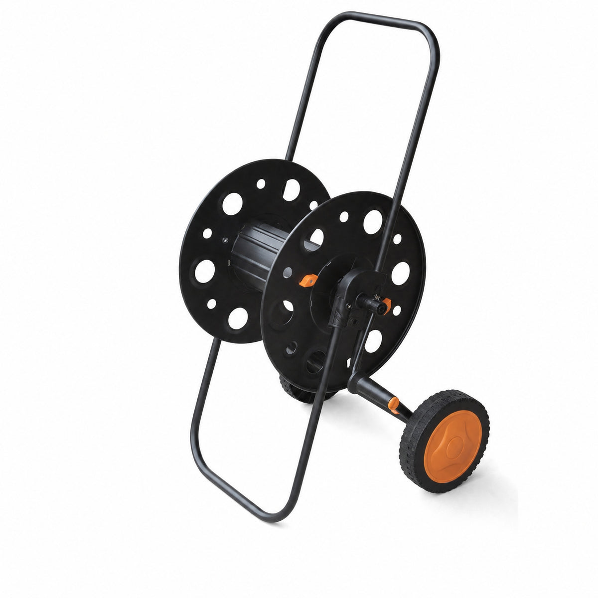 Hose Reel Cart with Crank Stable Hose Reel Cart with Handle Smooth for Yard