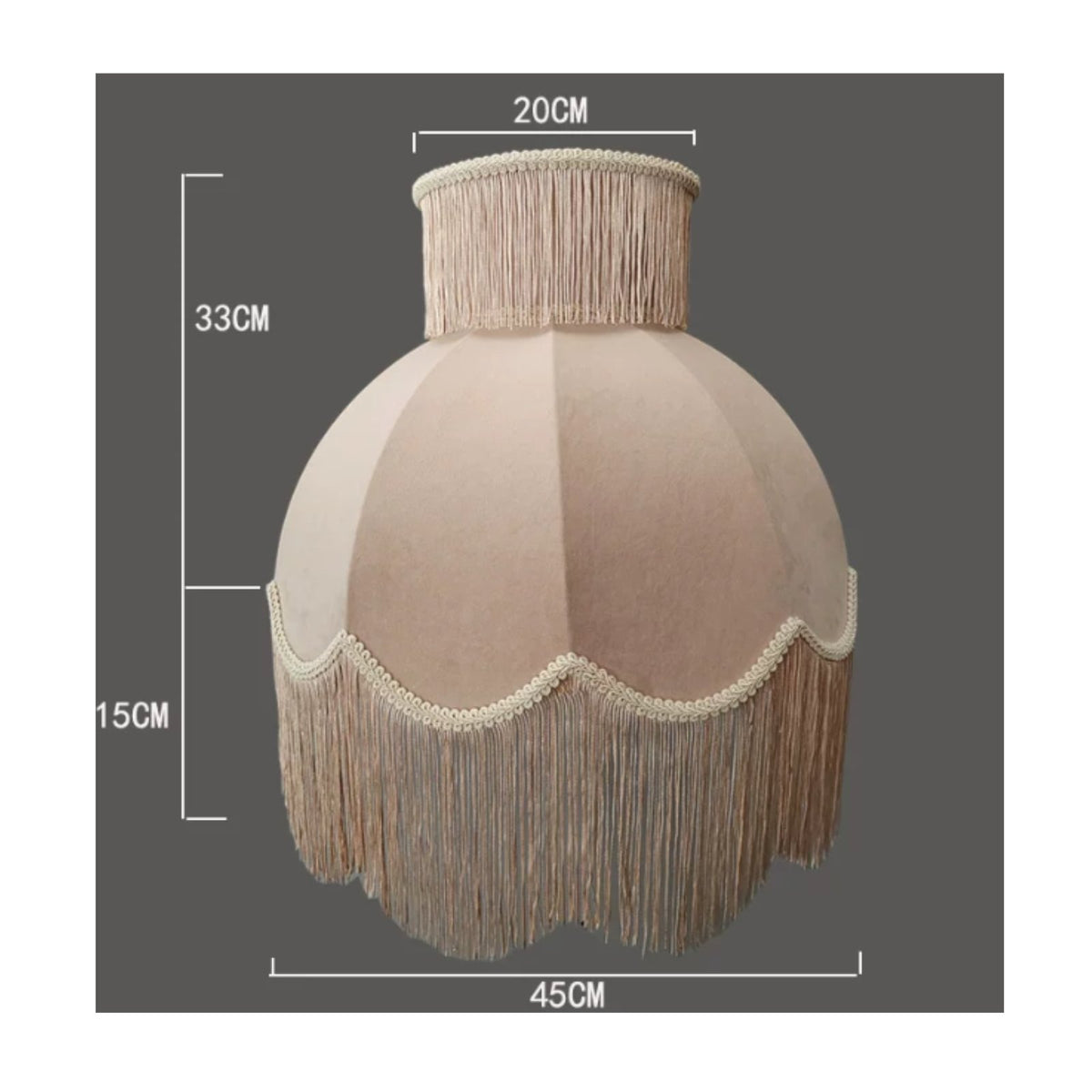 Plush Lampshade Tassels Tassel Lampshade Edging