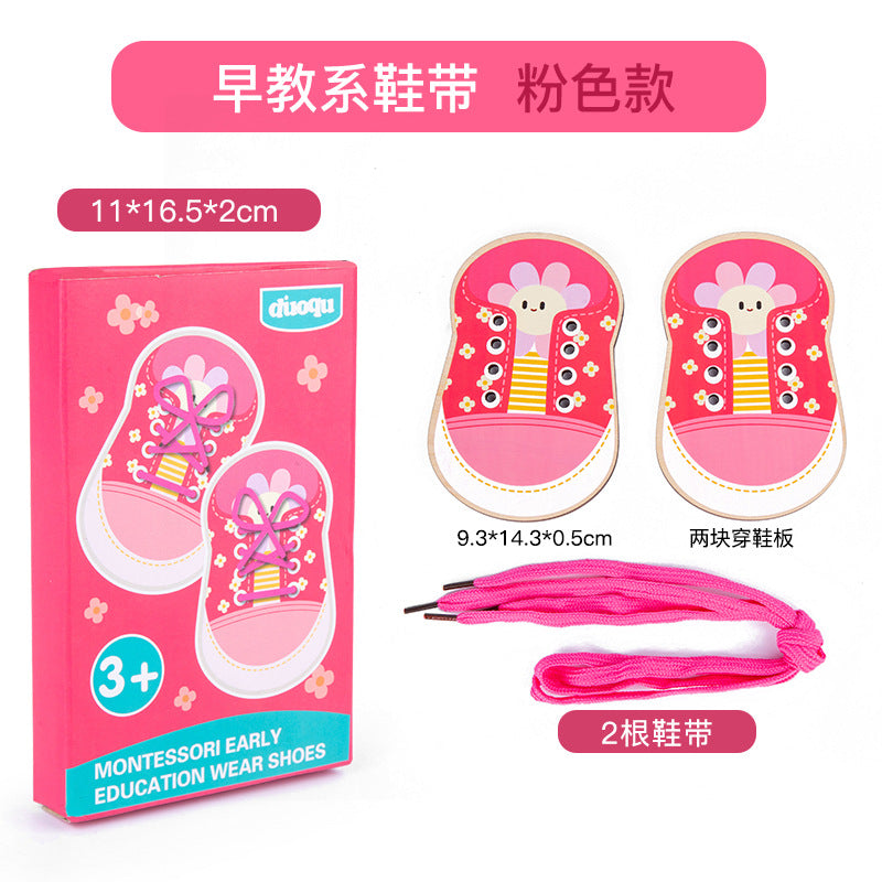 Pink Dq Shoe Lacing