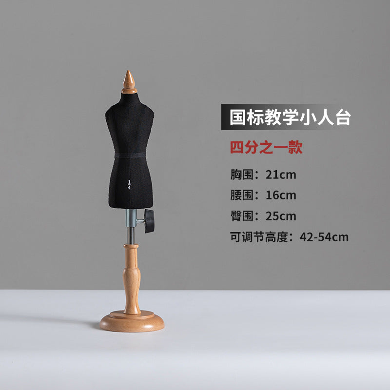Black / 14 Linen Round Base