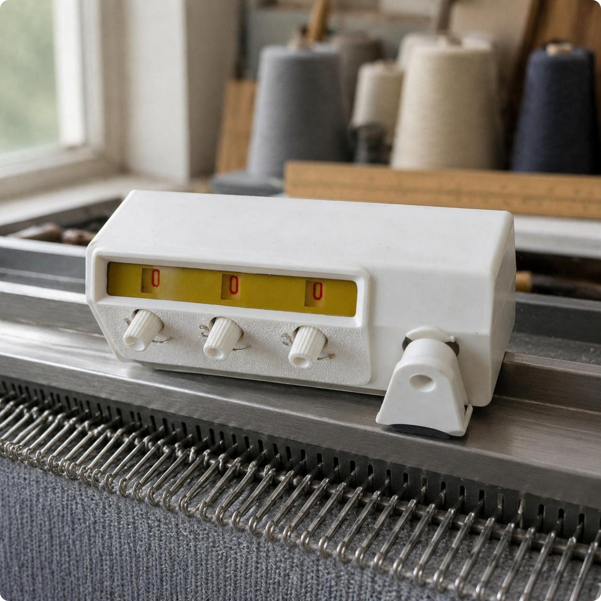 Flat Knitting Row Counter White Textile Tool Precise Counting