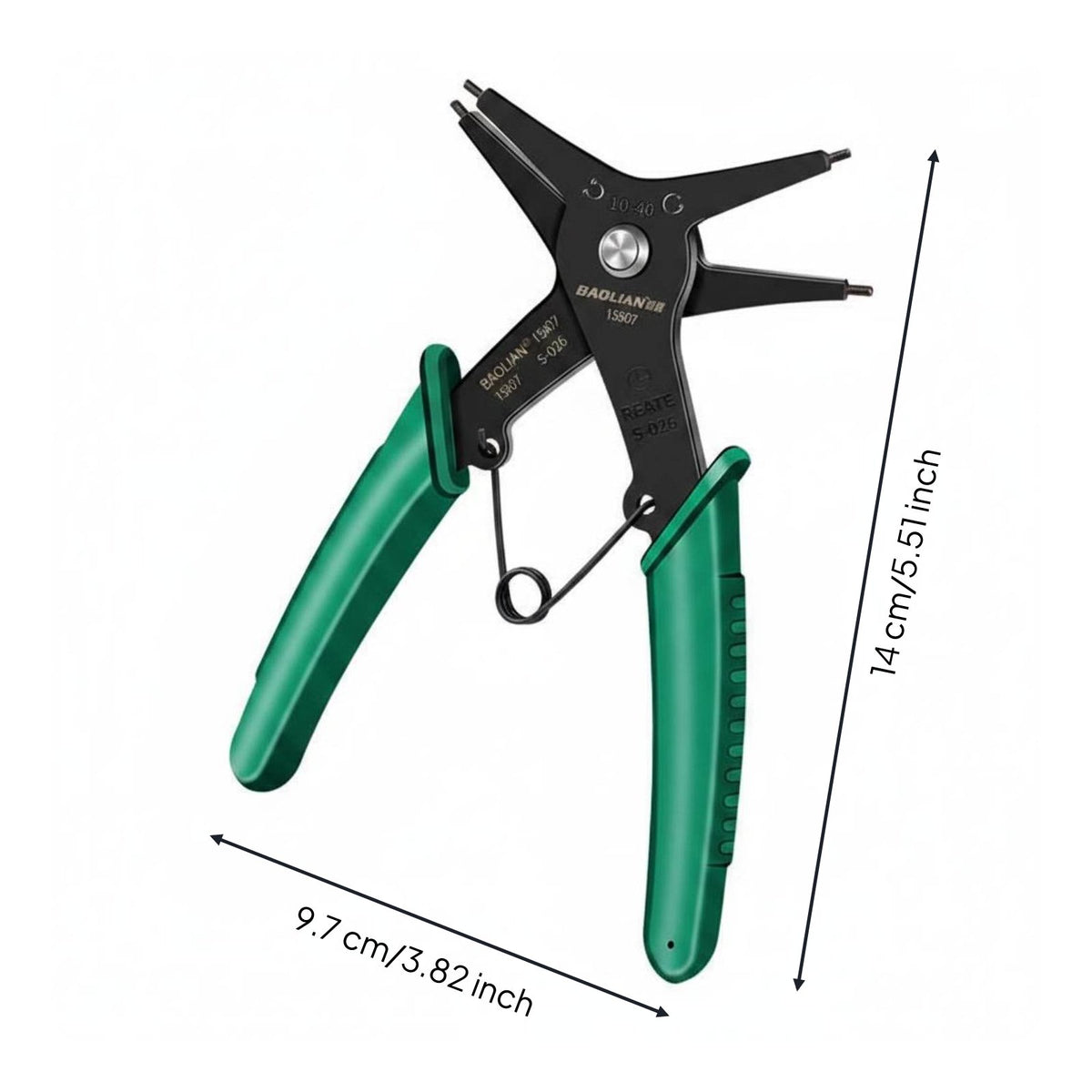 2 in 1 Snap Retaining Component Multi-Functional Internal External Snap