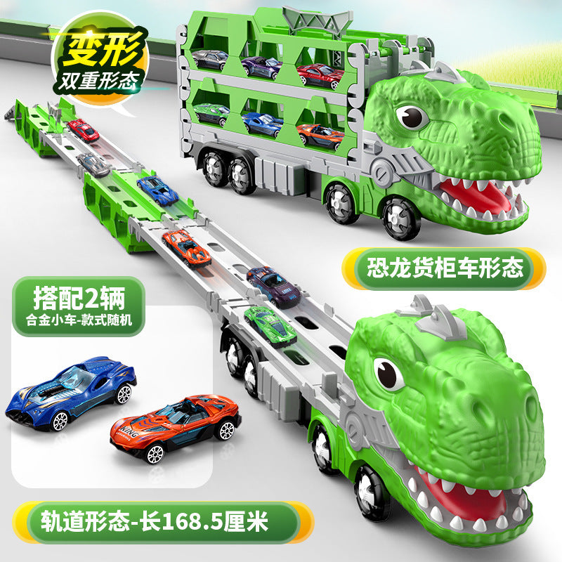 Green / with 2 Cars