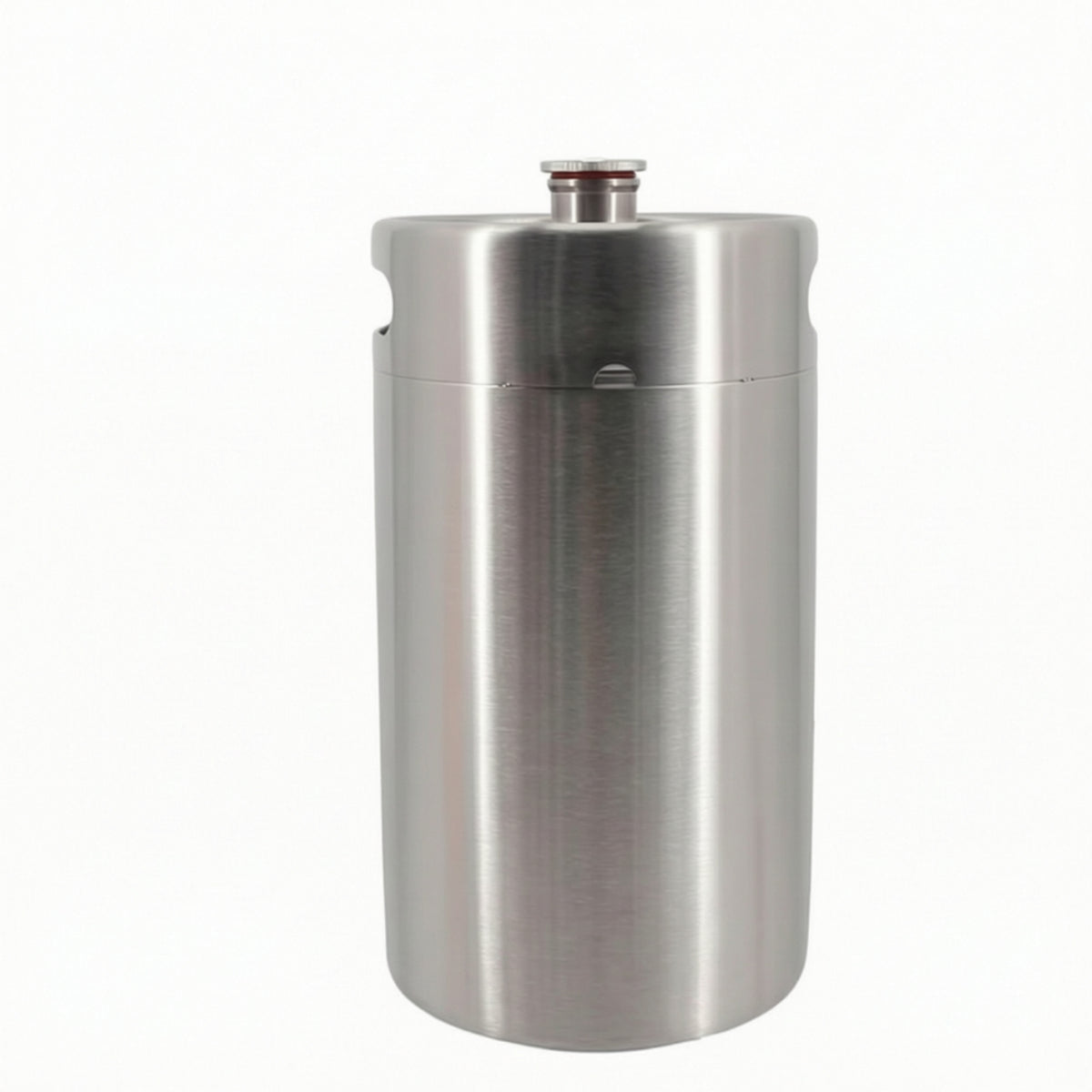 Stainless Steel Keg Barrel with Handhold Reusable Beer Keg Portable Beverage Container Sturdy for Homebrewers, Home Brewing, Parties