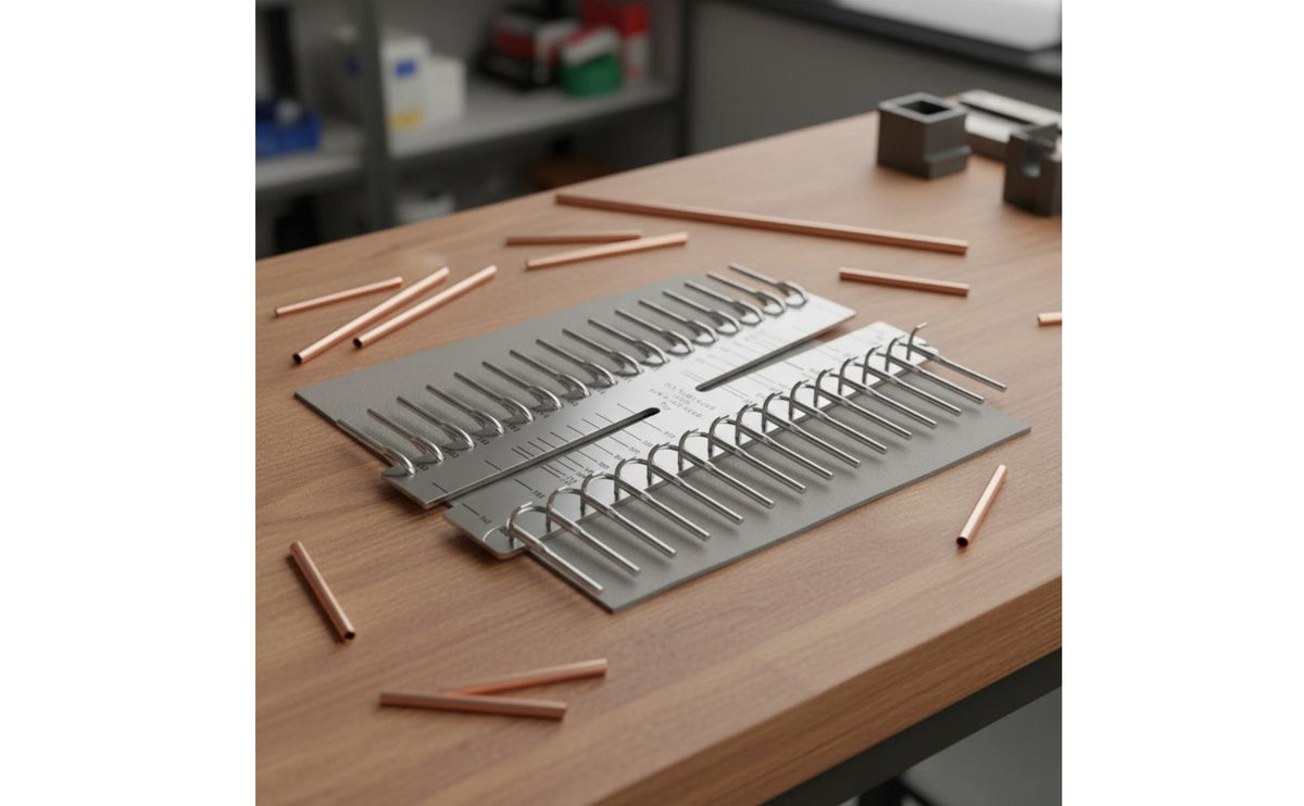 Capillary Tube Gauge Double Scale Copper Tube Gauge Precision Sizing Measuring Tool