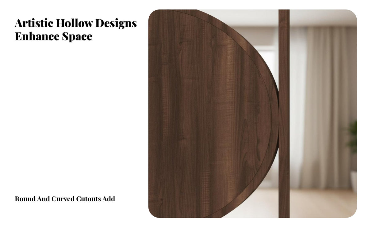 French Retro Aesthetic Multi-Panel Folding Screen Modern Minimalist Room Divider Privacy Protection Household Furnishing Decorative for Interior Decorators, Studio Apartment Dwellers, Office Workers, Foyer, Bedroom