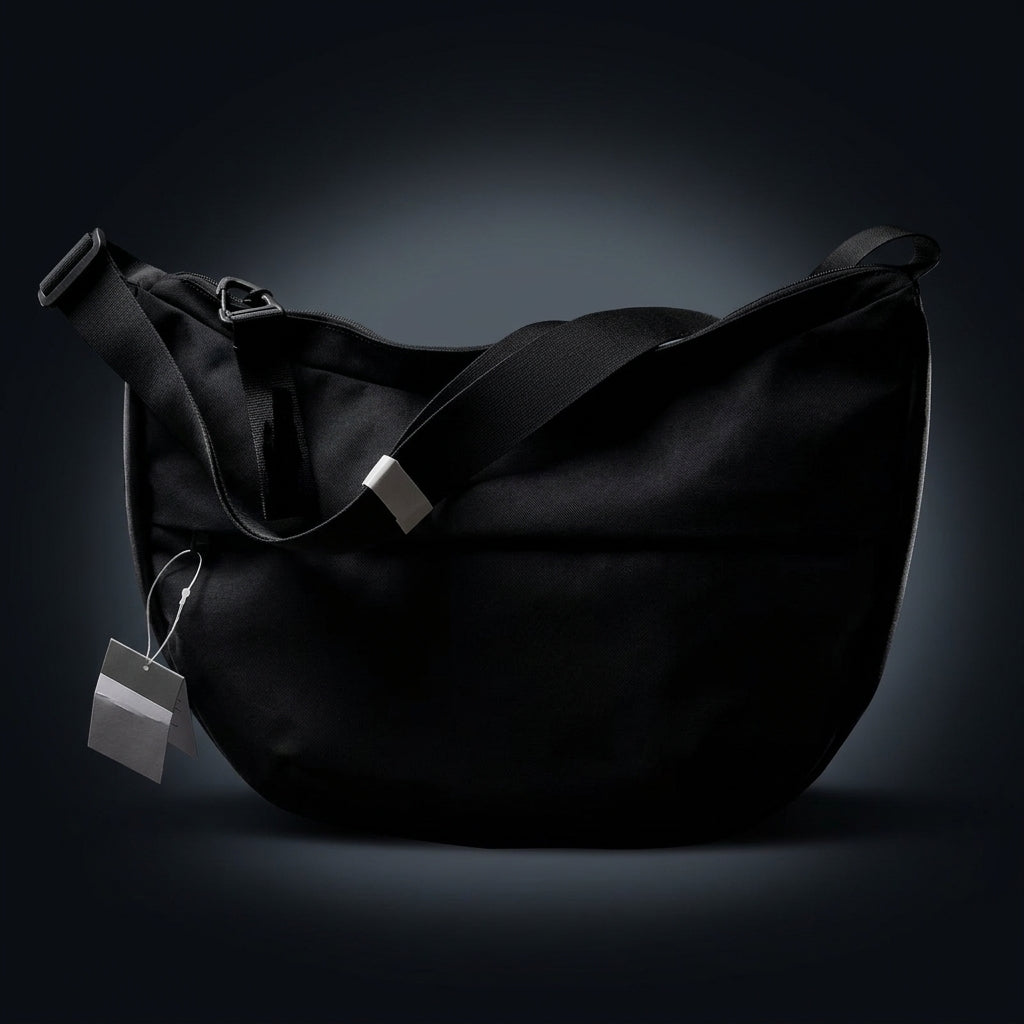 Travel Bag and Tote Bag for School, Oval Oxford Cloth Shoulder Bag for Work, Crossbody Bag with Shoulder Strap, Casual Bag for Men and Women