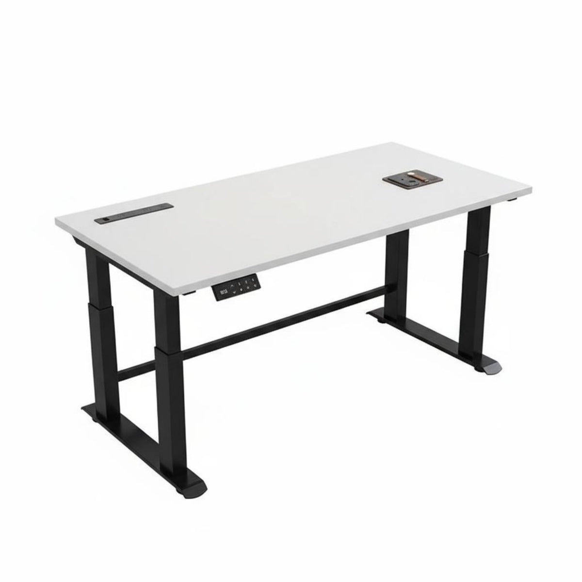 Electric Standing Desk Memory Presets Twin Motor Adjustable Desk Sturdy Construction for Remote Workers, Tall People, Study Room, Bedroom