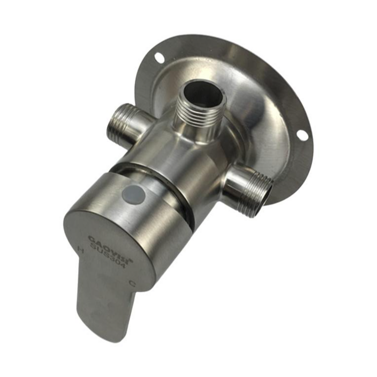 Stainless steel shower mixer